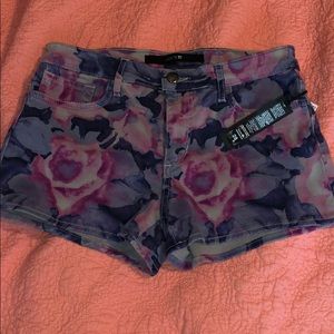 Floral Joes Jeans short shorts